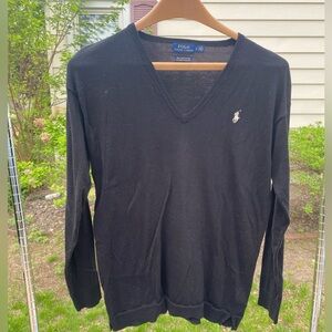 Polo V-Neck Sweater
